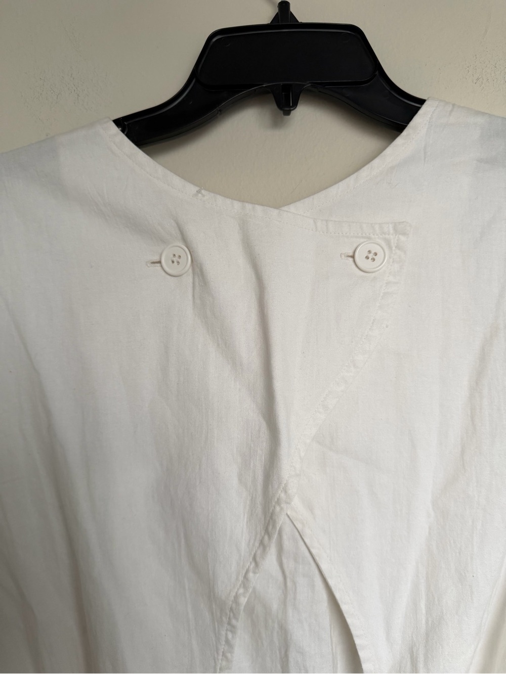 EGO Vintage ($130) 100% Cotton White Belted Utility Romper SzL Summer Minimalist - Picture 11 of 15